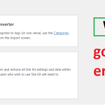 Google site kit error invalid parameter: ‘site_id’