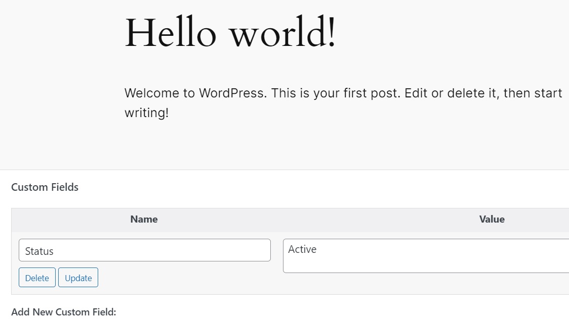Custom-Field-In-Wordpress